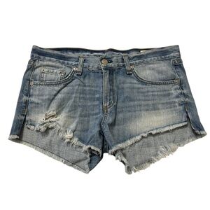Rag & Bone Distressed Denim Shorts